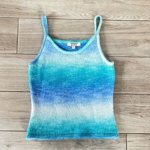 Frankie’s Bikini Blue Ombre Courtney Knit Tank